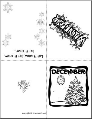Greeting Card: Christmas (snow theme)