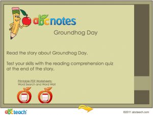 Interactive: Notebook: Reading Comprehension: Groundhog Day