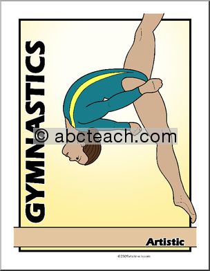 Poster: Sports – Artistic Gymnastics (color)