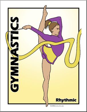 Poster: Sports – Rhythmic Gymnastics (color)