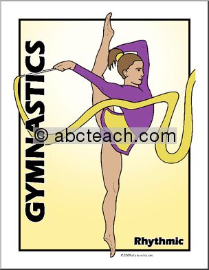 Poster: Sports – Rhythmic Gymnastics (color)