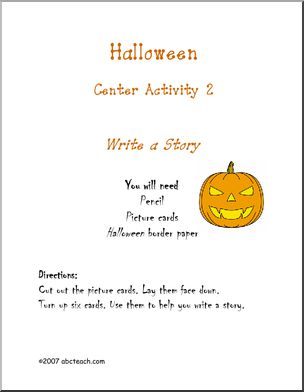 Halloween – Picture Prompts Learning Center