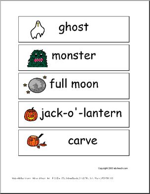Word Wall: Halloween