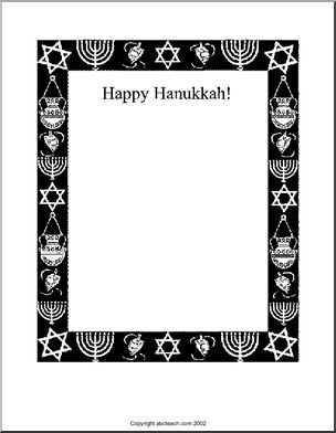 Border Paper: Hanukkah
