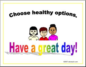 Poster: Choose Healthy Options