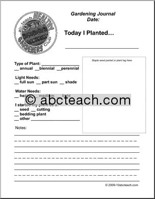 Learning Clubs: Healthy Gardeners Club Materials (primary)