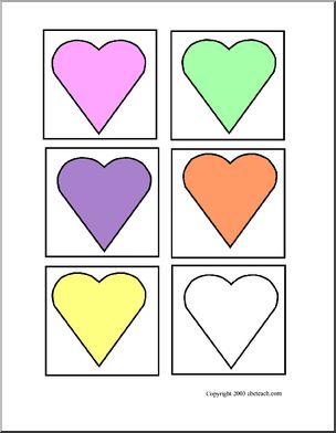 Matching Game: Heart Cards