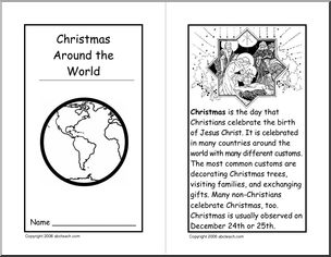 Booklet: Christmas Around the World (primary/elem)