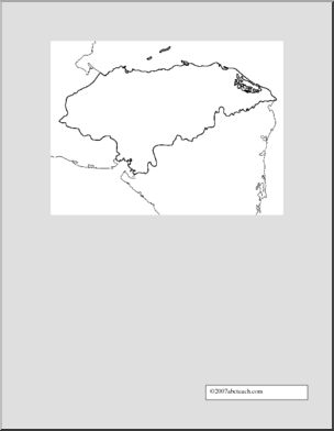 Map: Honduras
