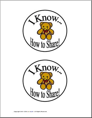 Badge: I Know How to …Share (1) (primary)