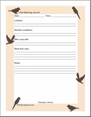 Project: Bird-Watching Journal- Page