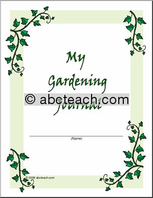 Project: Gardening Journal – Cover