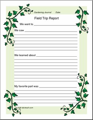 Project: Gardening Journal – Field Trip Report