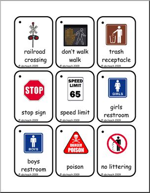 On the Go Cards: Signs