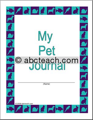 Project: Pet Journal – Cover