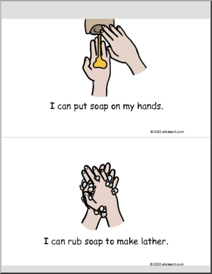 I Can Wash My Hands Booklet (color)
