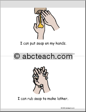 I Can Wash My Hands Booklet (color)