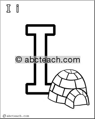Coloring Page: Alphabet- I