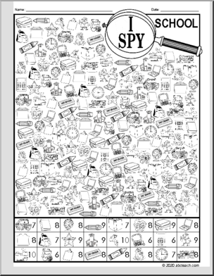 “I Spy” – School Theme
