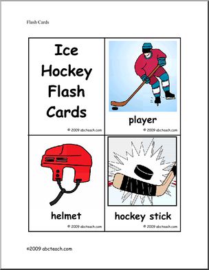 Flashcards: Sports – Ice Hockey (color)