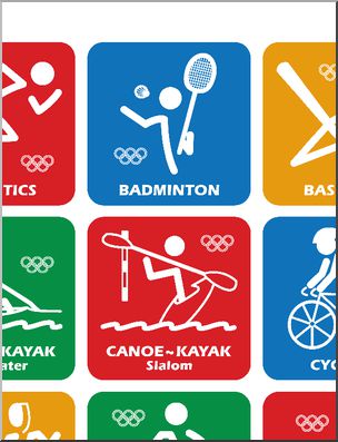 Summer Olympics: Color Poster