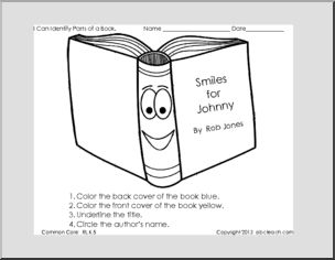 Reading: Parts of a Book (kdg)