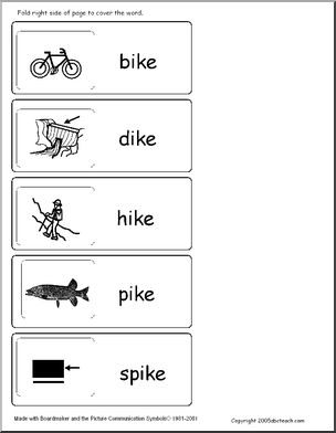 Word Family – ike words Flashcards