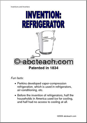 Poster: Invention – Refrigerator