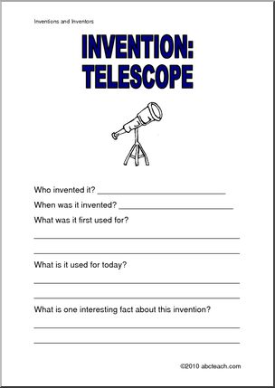Report Form: Invention Ã± Telescope