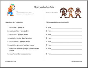 French: LÃ­Investigation futile