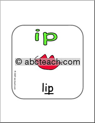 Word Family – IP Sign