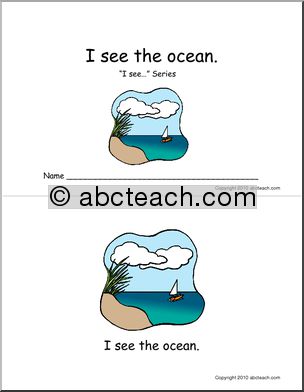 Early Reader: I see…(ocean) (color)