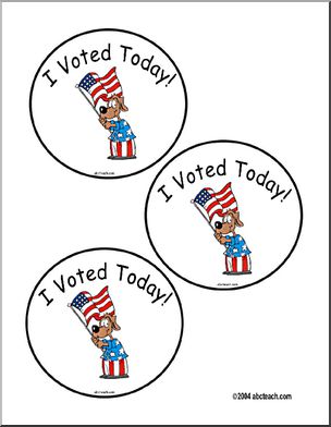 Badge: I Voted Today