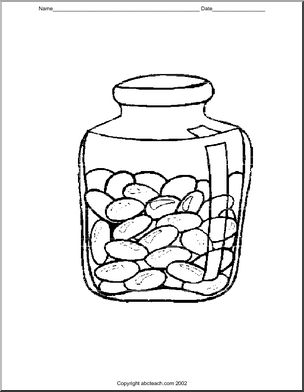 Coloring Page: Jellybeans