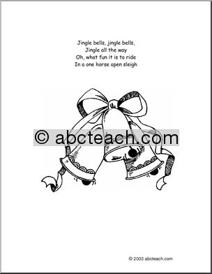 Coloring Page: Jingle Bells