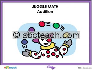 Interactive: Notebook: Math: Juggle Math (addition)