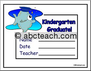 Certificate: Kindergarten Graduate