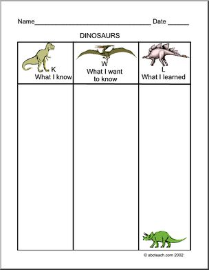 KWL: Dinosaurs