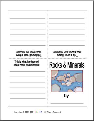KWL: Rocks and Minerals (booklet)