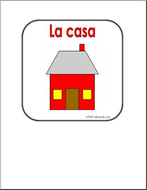 Spanish: Poster – “La Casa” (elementaria)