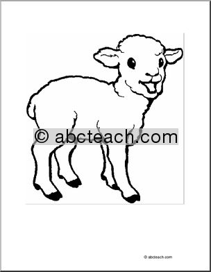 Coloring Page: Lamb
