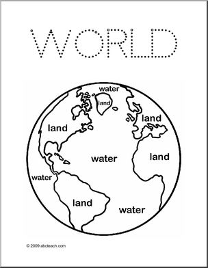 water cycle for kids coloring page