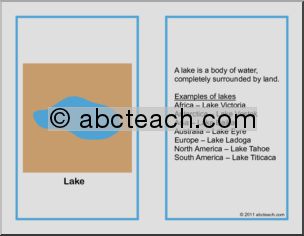 Nomenclature: Booklet: Land Forms & Water (color)