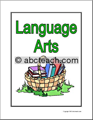 Portfolio Cover: Language Arts