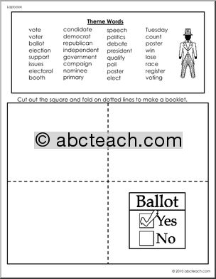 Lapbook: Elections (elem)