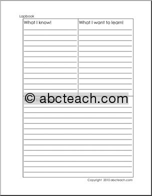 Lapbook: Template: Charts and  Diagrams