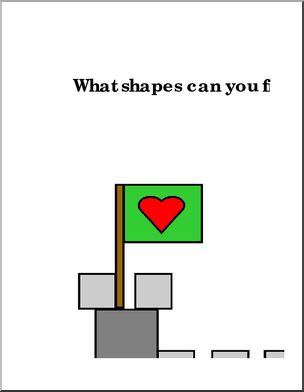 Large Poster:  Shapes (Castle theme)