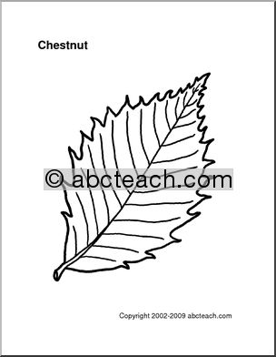 Pattern: Leaf – Chestnut