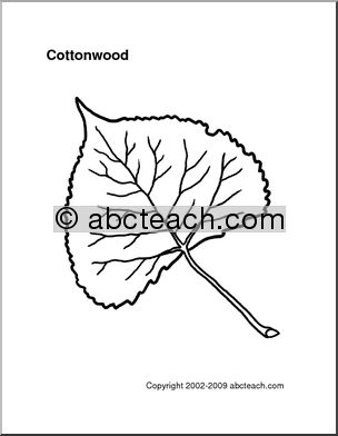 Pattern: Leaf – Cottonwood