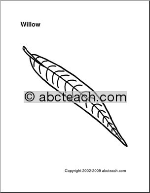 Pattern: Leaf – Willow
